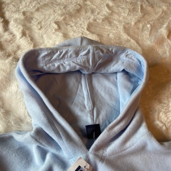 Gap Soft Plush Hoodie Baby Blue Child Size Small NWT - Picture 9 of 10